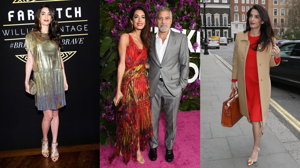 Amal Clooney imádja a vintage ruhákat, és gyakran mutat be szebbnél szebb darabokat a vörös szőnyegen