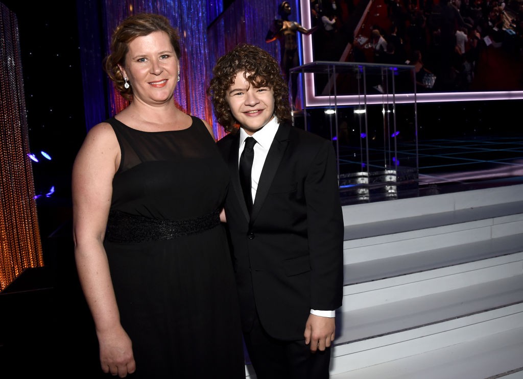 Gaten Matarazzo édesanyja Heather Matarazzo, akivel a színész a 2017-es SAG-díjátadón állt össze egy közös fotóra. 
