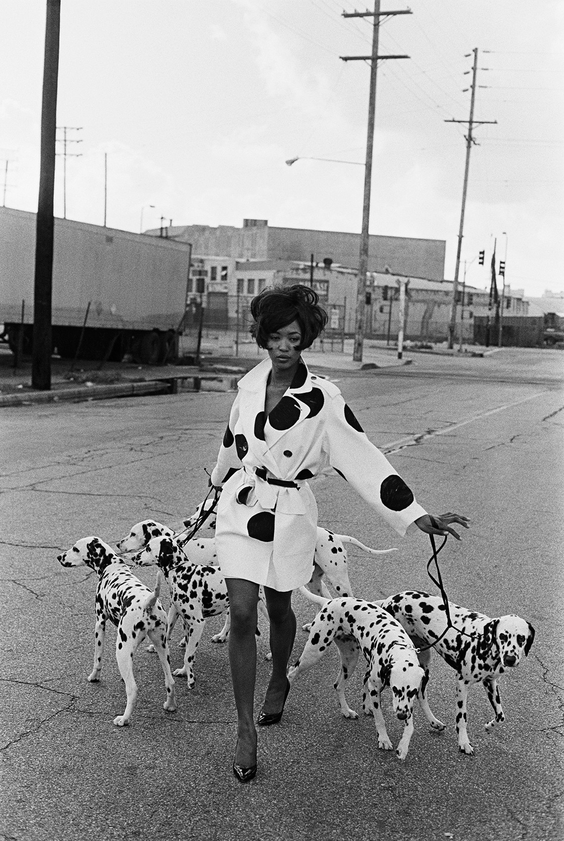 Peter Lindbergh: Naomi Campbell, Vogue USA,  Los Angeles, 1990 