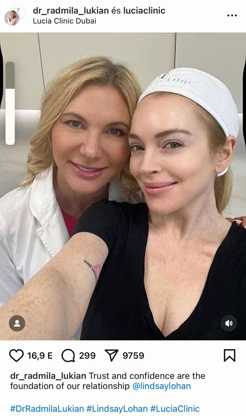 Lindsay Lohan elképesztően fest legutóbbi fotóján