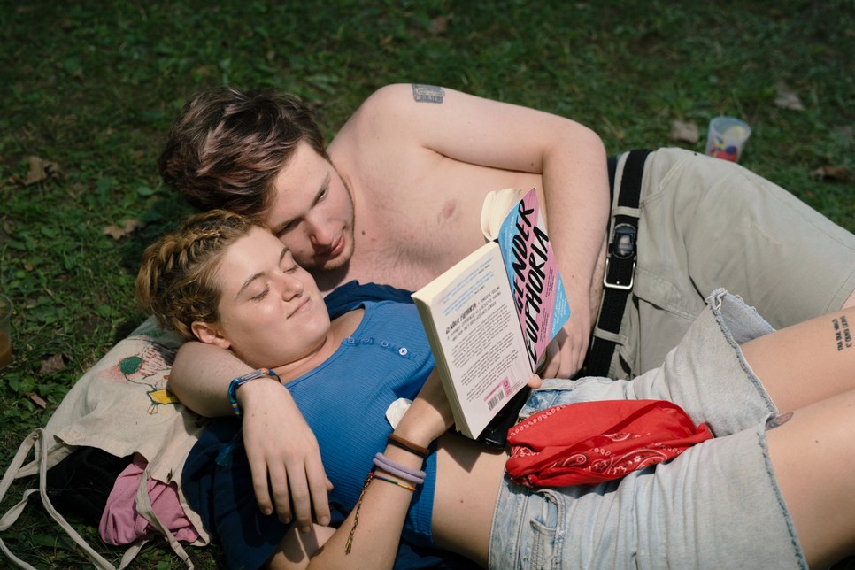 Szerelmes pár a 2023-as Sziget Fesztiválon