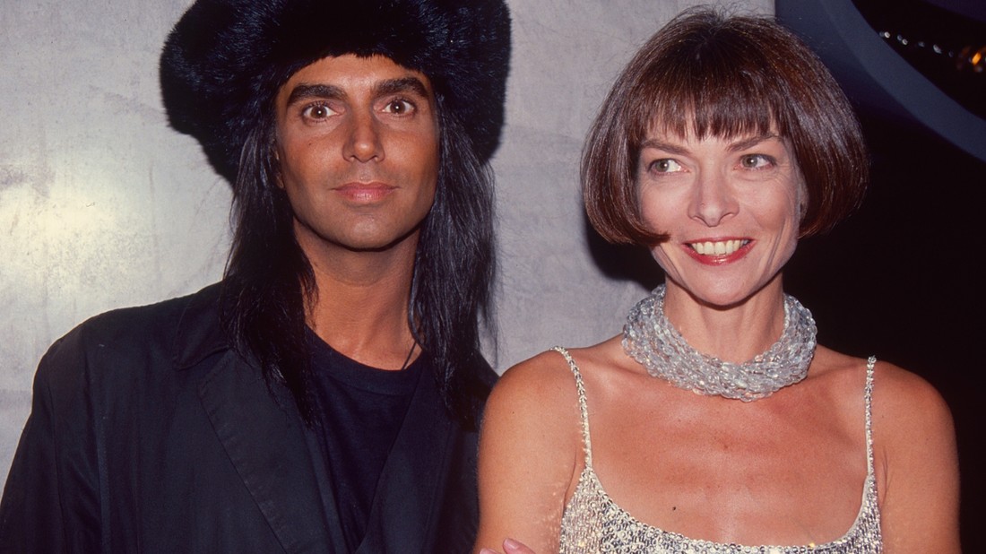 Steven Meisel és Anna Wintour 1990-ben, a divatfotós egyébként nem szívesen engedi, hogy őt magát lencsevégre kapják