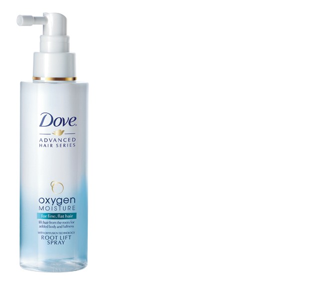 Oxygen & Moisture hajtőemelő spray DOVE 1999 Ft/250 ml (7,99 Ft/1 ml)