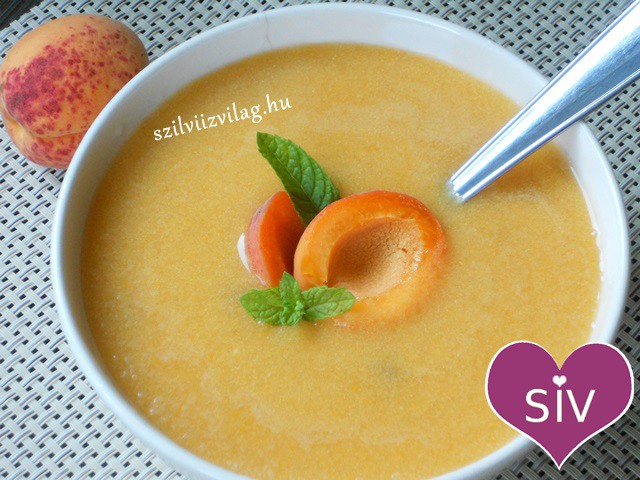 vargáné nagy szilvia, sárgabarack leves, sárgabarack-leves, krémleves, sárgabarack krémleves, recept, hozzávalók