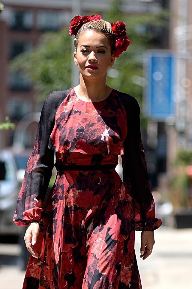 rita ora, rita ora street style, frida kahlo, rita ora new york