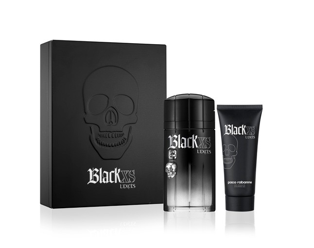 Black XS szett PACO RABANNE 23300 Ft. Tartalma: Black XS L`Excés parfüm edt 100ml és tusfürdő 100ml