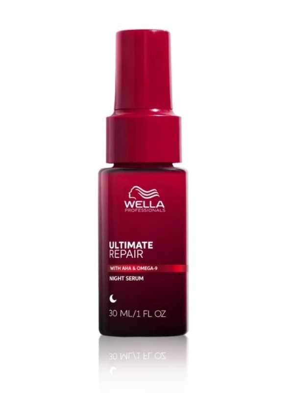 Professionals Ultimate Repair Night Serum WELLA 20 773Ft/95ml (218,6 Ft / 1 ml) Mindennap lefekvés előtt használható kis mennyiségben száraz vagy nedves hajra. Kiöblítést nem igényel.