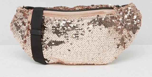 Rose gold flitteres ASOS 24,32 euró