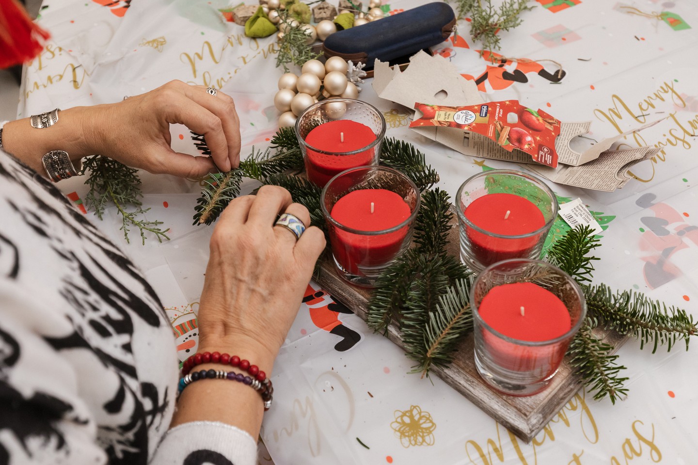 Mindenki személyre szabottan készítette el az adventi díszét