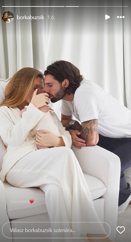 Buzsik Borka gyönyörű családi fotót osztott meg