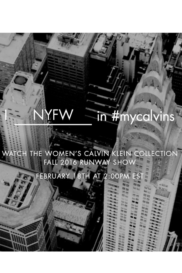 Nézd élőben itt a Calvin Klein 2016-os ősz-téli bemutatóját