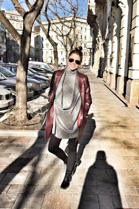 Napsütésben a várandós tervező