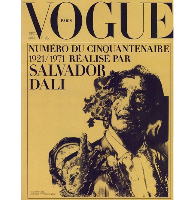 Dali a Vogue szerkesztője, 1971-ben