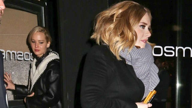 Adele és Jennifer Lawrence