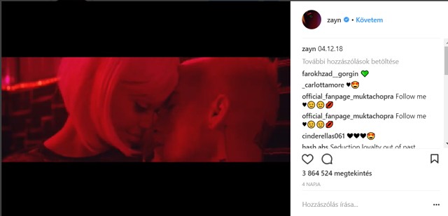 Zayn Malik új klipjében Gigi Hadid hasonmása szerepel!