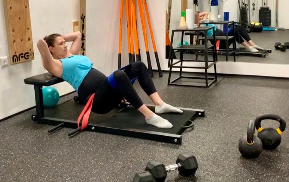  Maróti Petra a várandóssága idején kezdett edzőként is foglalkozni a terhestornával