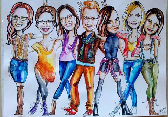 Divatillusztráció 1. - Gál Gabriella Krisztina