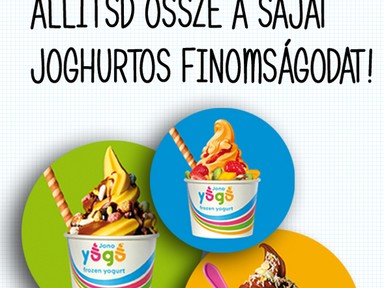 Állítsd össze a saját joghurtos finomságodat!