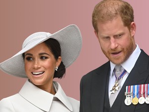 Meghan Markle combig felvágott ruhában indult bulizni, Harry herceggel azonnal ellopták a show-t