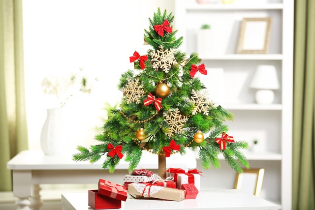 Egy pici fa az asztalon is nagyon hangulatos tud lenni! 