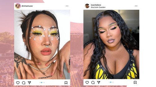 Merész fesztivál sminkek, amikkel garantáltan főszereplő leszel