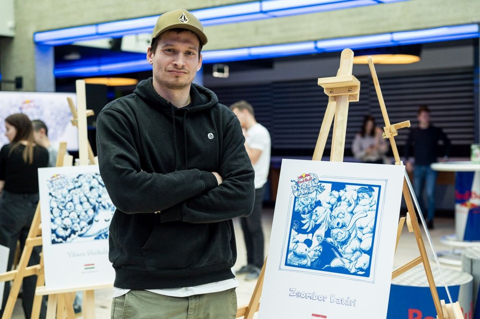 A nyertes Red Bull Doodle Art verseny Fotó: Somay Márk
