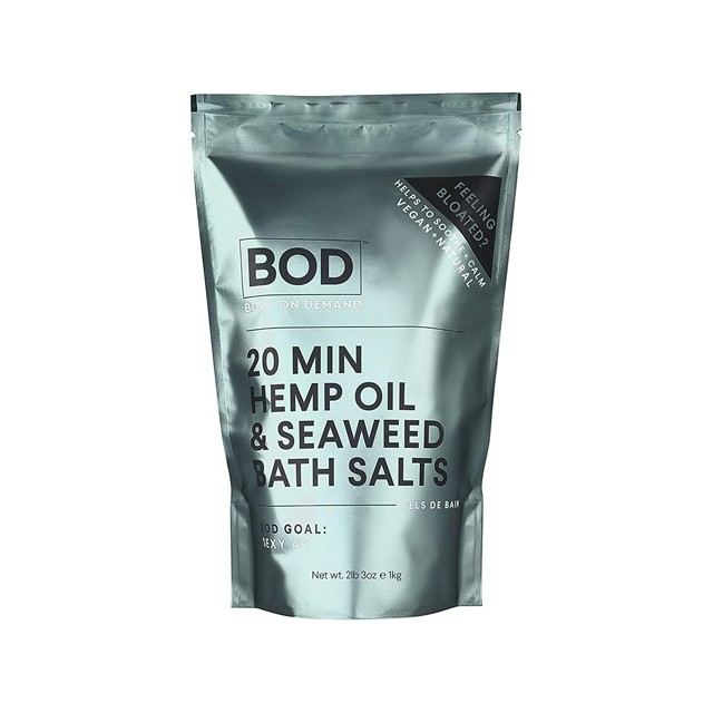 20 min fürdősó kenderolajjal és tengeri algával BOD 8,31 font asos.com