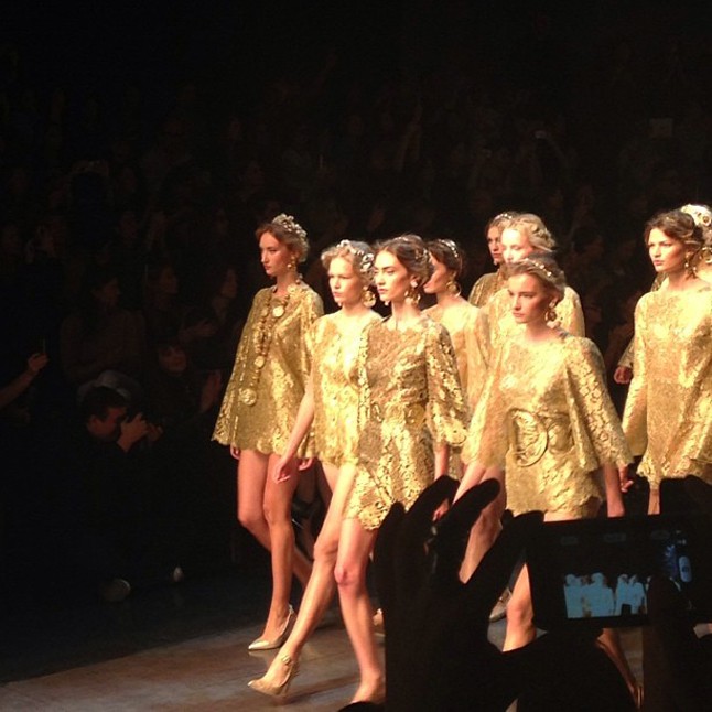 A Dolce & Gabbana ismét eszméletlen kollekcióval nyűgözött le.