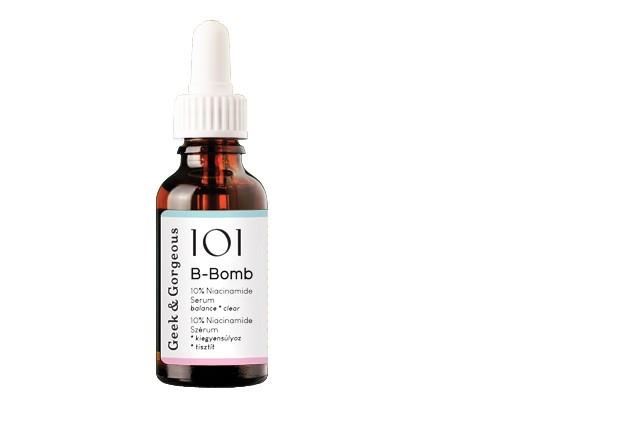 101 B-Bomb kiegyensúlyozó arcszérum problémás bőrre GEEK & GORGEOUS 2490 Ft/30 ml