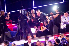 A magyar származású, Németországot képviselő duó, Abor & Tynna reakciója arra, hogy pontot kaptak a zsűritől