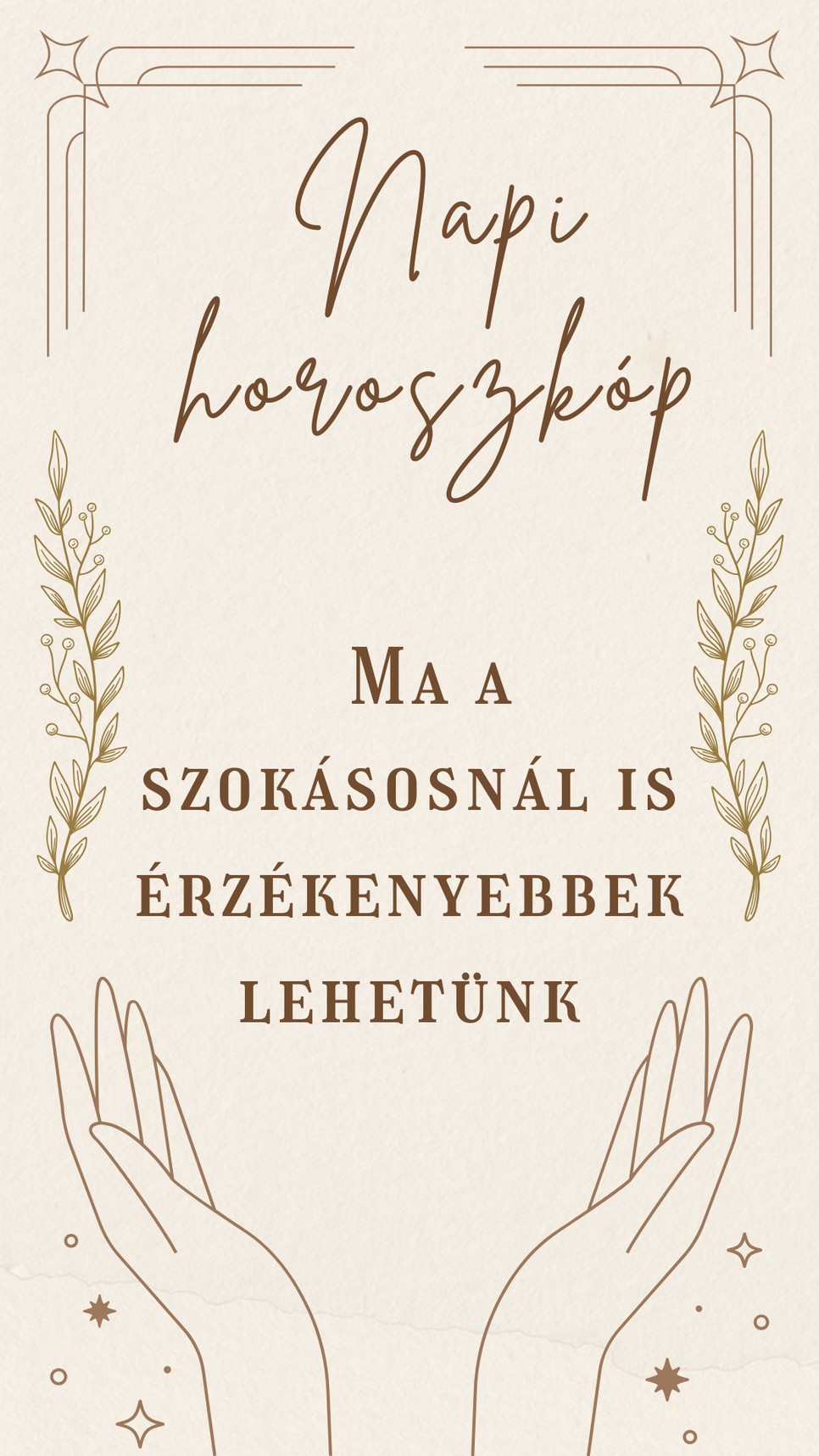 Napi horoszkóp: erre számíthatunk ma