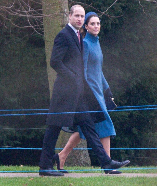 Kate Middleton és Vilmos herceg újévi misére mennek