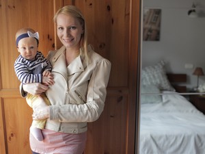 Dr. Bukna Ildikó és Manna cuki tavaszi szettben