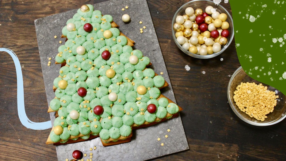 Hihetetlenül egyszerű és nagyon mutatós karácsonyi süti