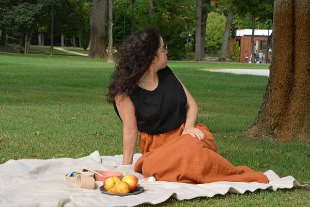 Dóra igazi megszállottja ennek a különleges, organikus textíliának