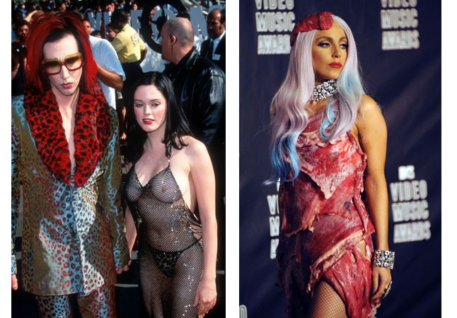 Rose McGowan döbbenetes ruhája 98-ból, és Lady Gaga húsruhája öt évvel ezelőttről