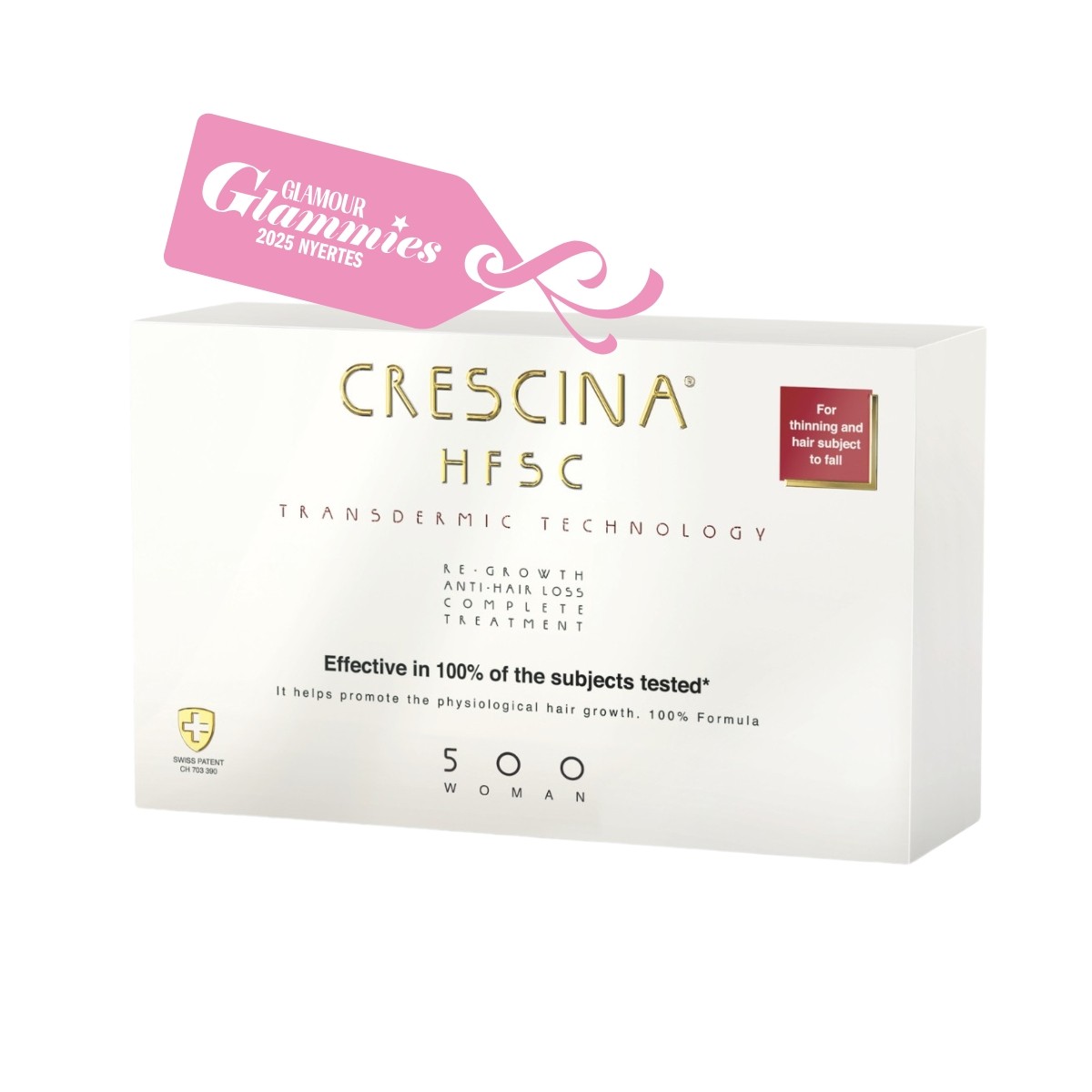 A legjobb hajápoló (luxus): Crescina HFSC 500 komplex kezelés nőknek