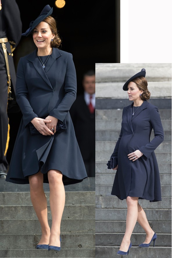 Márciusra már óriásira nőtt a pocakja!