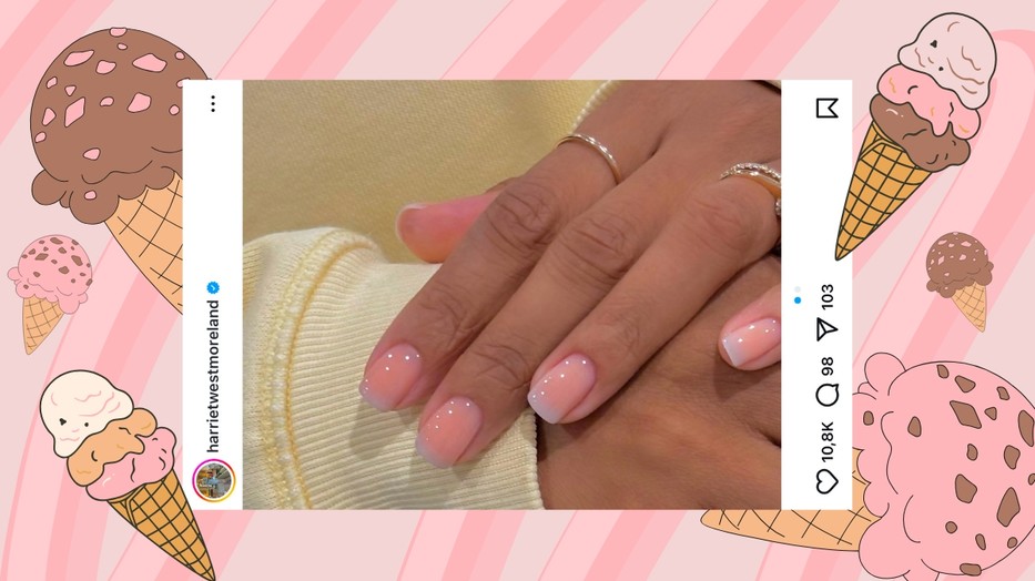 A fagylalt manikűr az a trend, amivel új szintre emelheted körmeid megjelenését