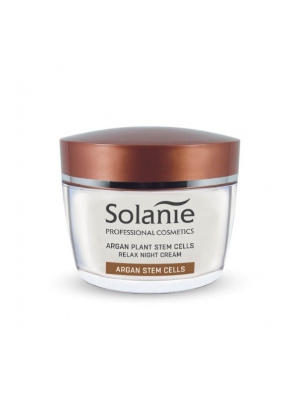 Argán növényi őssejtes éjszakai krém SOLANIE 10 599 Ft/50 ml (211,98 Ft/1 ml), GLAMOUR kuponnal, 20% kedvezménnyel 8479,2 Ft