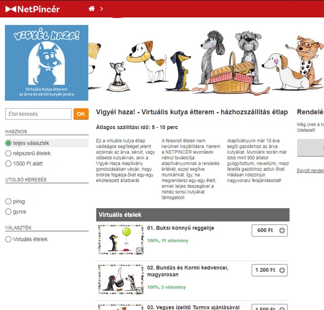 Egy desszert árából vehetsz ételt menhelyi kutyusoknak a Netpincéren