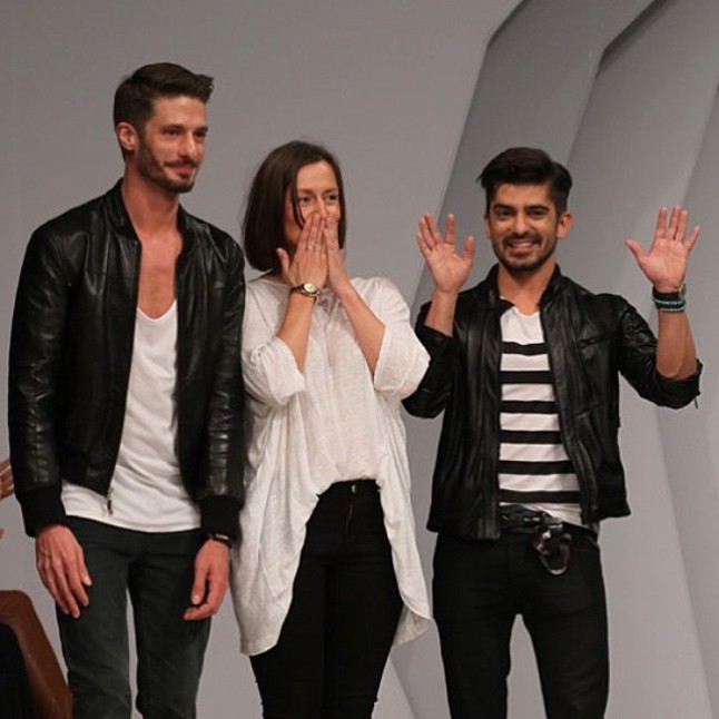 Meghatódott Use Unuse tervezőcsapat a bemutató után.