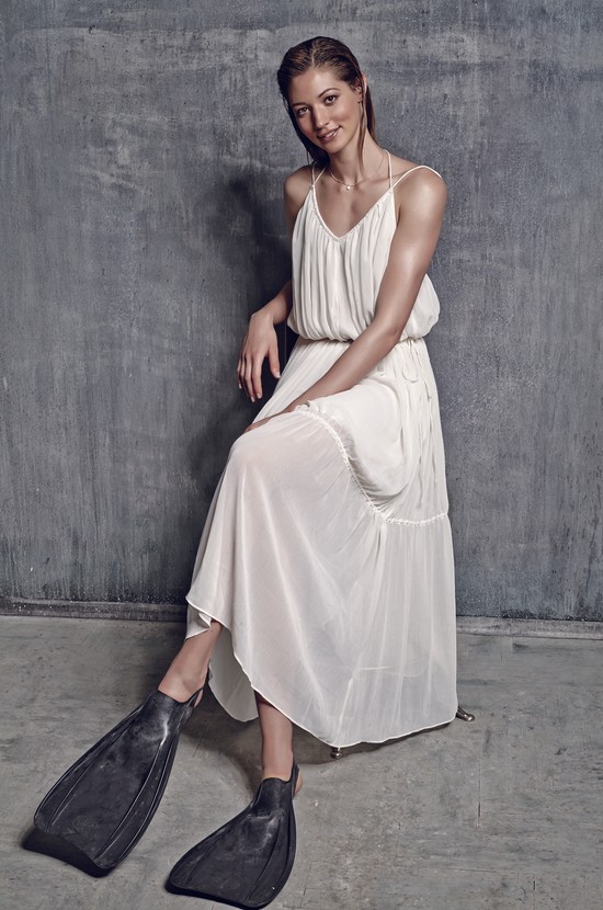 Senánszky Petra az uszonyos úszás koronázatlan sellőkirálynője