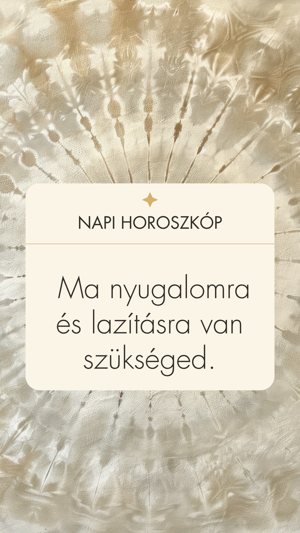 Egy kis emlékeztető a napi horoszkóp szerint 