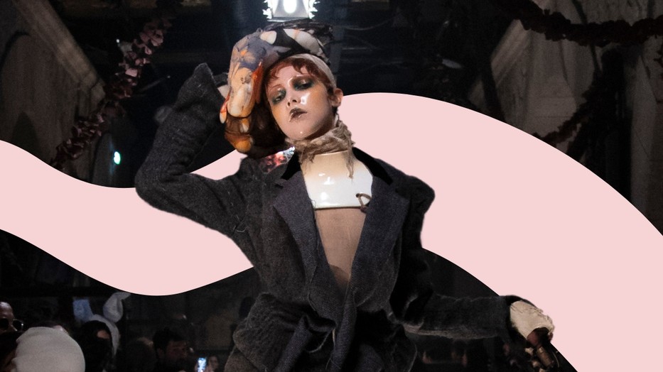 Path McGrath Maison Margiela haute couture showjára készült smink titka lelepleződött