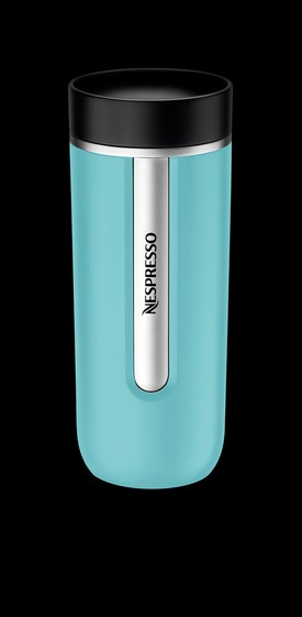 A Nespresso Nomad Travel Mug világoskék színben is kapható