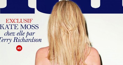 40 évesen megint pucér címlappal jelentkezett Kate Moss