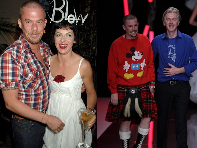 Lee McQueen Isabella Blow-al és Philip Treacy-vel