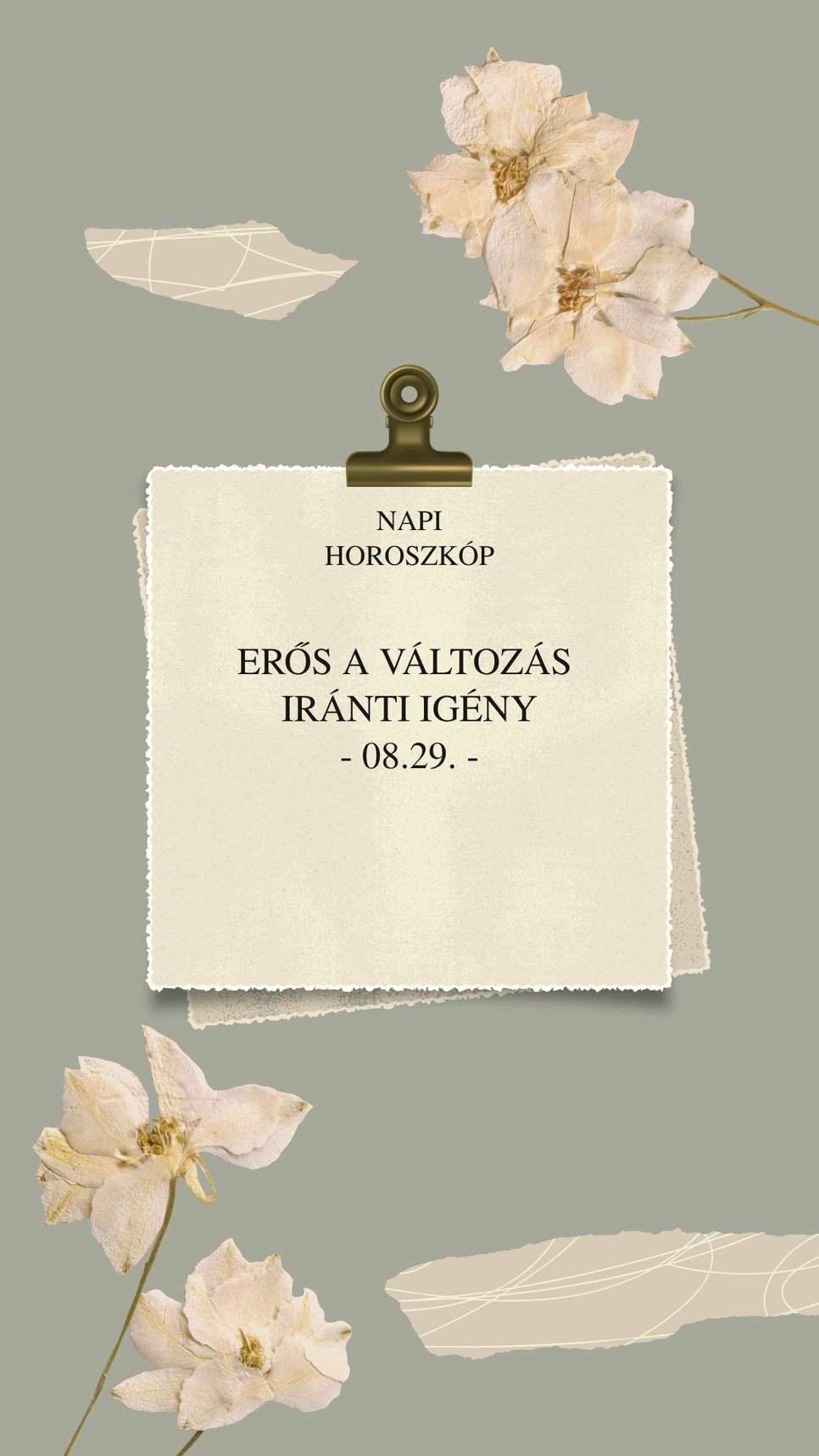Ezt mondja a napi horoszkóp