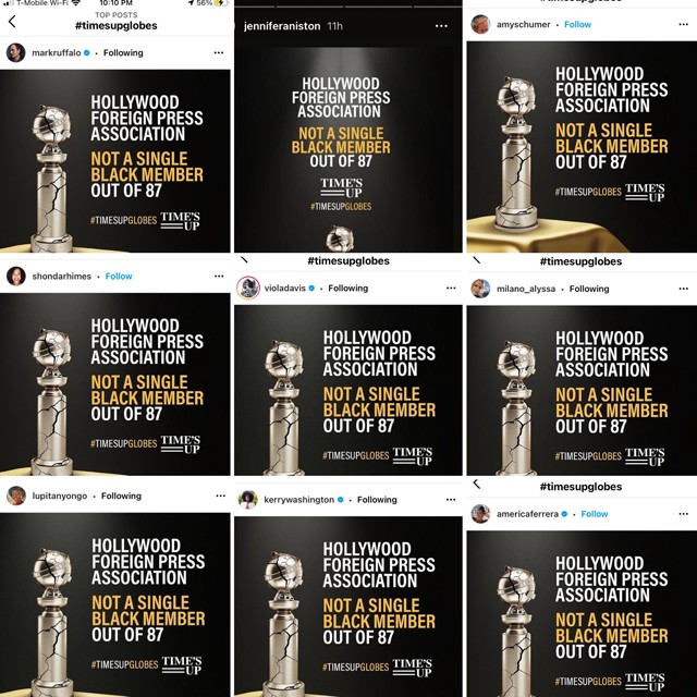 Helyszíni beszámoló a Golden Globe-ról: nemzetközi botrány, tüntető színészek